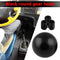 Manual Transmission Car Gear Knob Round Ball Gear Lever Knob Black Unviersal