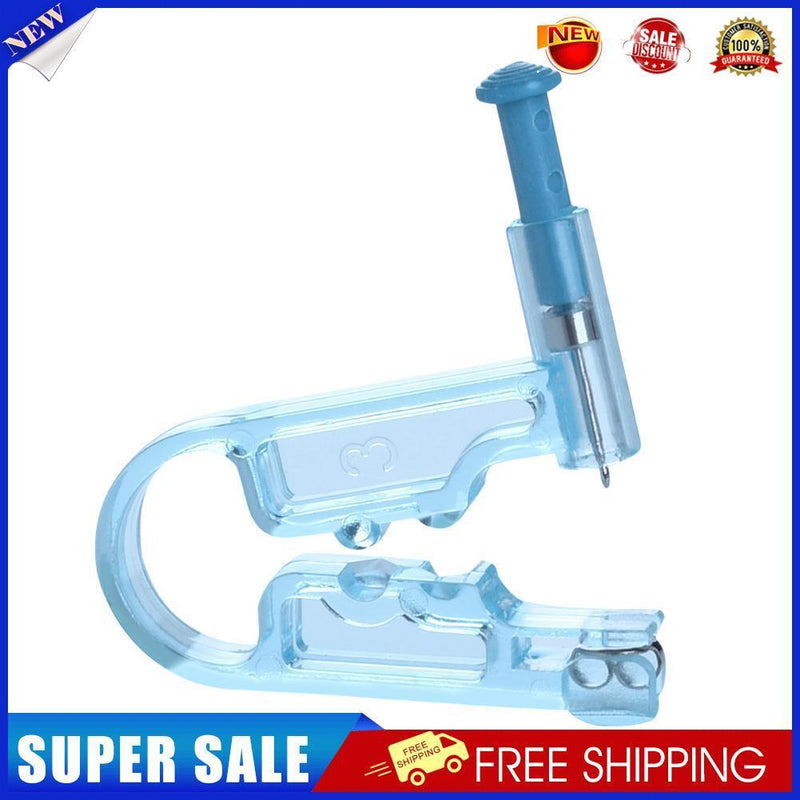 10x Disposable Safe Sterile Nose Ear Piercing Kit Piercing Gun+Alcohol Swab