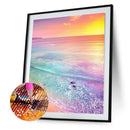 5D DIY Full Drill Diamond Painting Seaside Scenery Cross Stitch Embroidery Ki