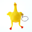 Tricky Funny Gadgets Toys Squeeze Chicken Egg Laying Hens Stress Relief Newly