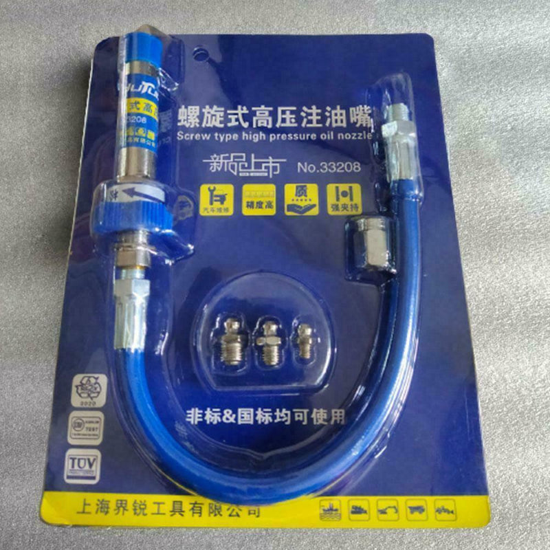 High Pressure Grease Coupler Great Gun Adaptor Handy Easy Tools Stable D6T6