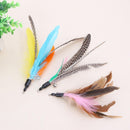 5pcs/lot Colorful Cat Toys Feather Replacement for Interactive Cat Wand