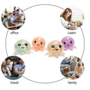 TPR Flashing Octopus Shape Decompression Stress Relief Glowing Ball (4pcs) Newly