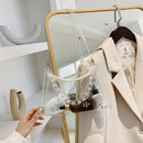Summer Fashion Candy Color Portable Shoulder Bag PVC Clear Chain Underarm Bag
