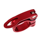 34.9mm MTB Bike Cycling Saddle Seat Post Clamp Quick Release QR Style Red Newly