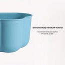 Hanging Storage Basket Organizer Trash Can Shelf Home Kitchen Tool (Blue)