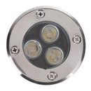 3W LED Underground Light IP65 Buried Recessed Floor Outdoor Lamp White  Newly
