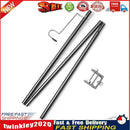 Camping Lamp Pole Ground Desktop Fixing Lantern Holder (Black Single Hook) Newly