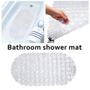 Bath Tub Shower Mat Bathroom Washable Non-Slip Bathtub Mat with Suction Cup