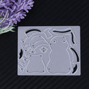 Christmas Penguin Boy Joint DIY Scrapbook Embossing Craft Cutting Die-171045