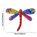 Room Art Craft Sculptures Garden Backyard Wall Decoration Metal Dragonfly