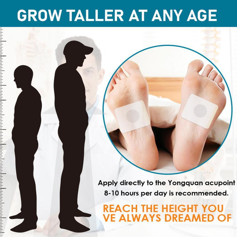 Throwaway Height Increase Foot Patch Conditioning Body Grow Taller Patches