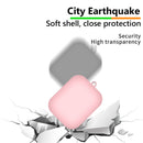 Silicone Protective Case for OnePlus Buds Pro TWS Wireless Earbuds(Pink) Newly