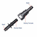 Black Hose Connector Quick Release Fuel Line Coupler Disconnect Connectors