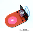 Fish Tank Coral Frag Rack Aquarium Reef with Plugs Suction Holder (Red) Newly