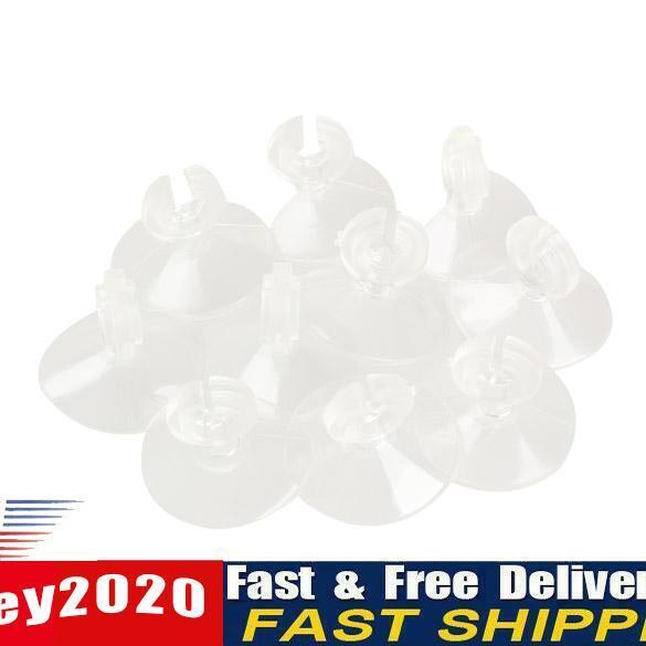 10X Aquarium Sucker Suction Cup for 4/6mm Air Line Pipe Tube Wire Holder Newly