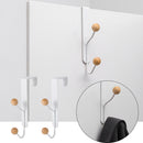 Holder Organizer Metal Hanging Shelf Hanger Over-The-Door Hook Storage Rack