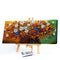 Wild Flowers Oil Paint By Numbers Kits Canvas Picture Wall Art DIY Craft Color