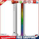 USB 5V Sound Control Colorful Light RGB 32 LED Pickup Lamp Bar (White)