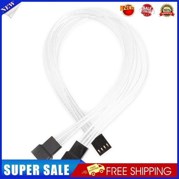 30cm 4Pin PWM Extension Cable 1 to 2 Way CPU Cooling Fan Splitter Adapter