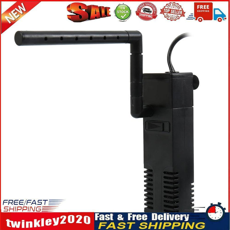 Aquarium Submersible Filter Electric Fish Tank Water Oxygen Pump (AP-300L) Newly