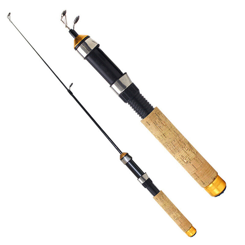 60cm Portable Ice Fishing Rod Outdoor Angling Telescopic Winter Fishing Pole