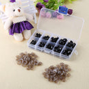 demiawaking 264pcs 6-12mm Colorful Plastic Safety Eyes Animal Eyes with Un
