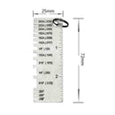 Wire/Metal Sheet Thickness Gauge Welding Gage Plated inspection siz HOT N8X2