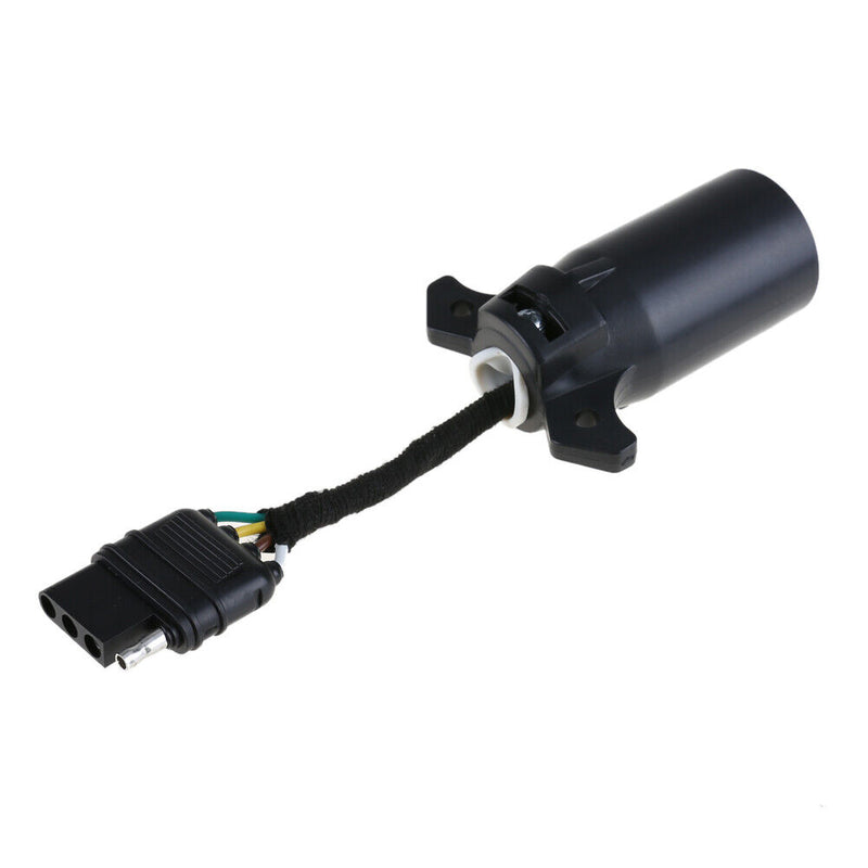 7 Pin 4 Pin U.S. Standard Truck Trailer AV Male Adapter Blade Vehicle 7pin