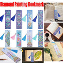 Shape Rhinestones Cross Stitch Tassel Book Marks 5D Diamond Painting Bookmark
