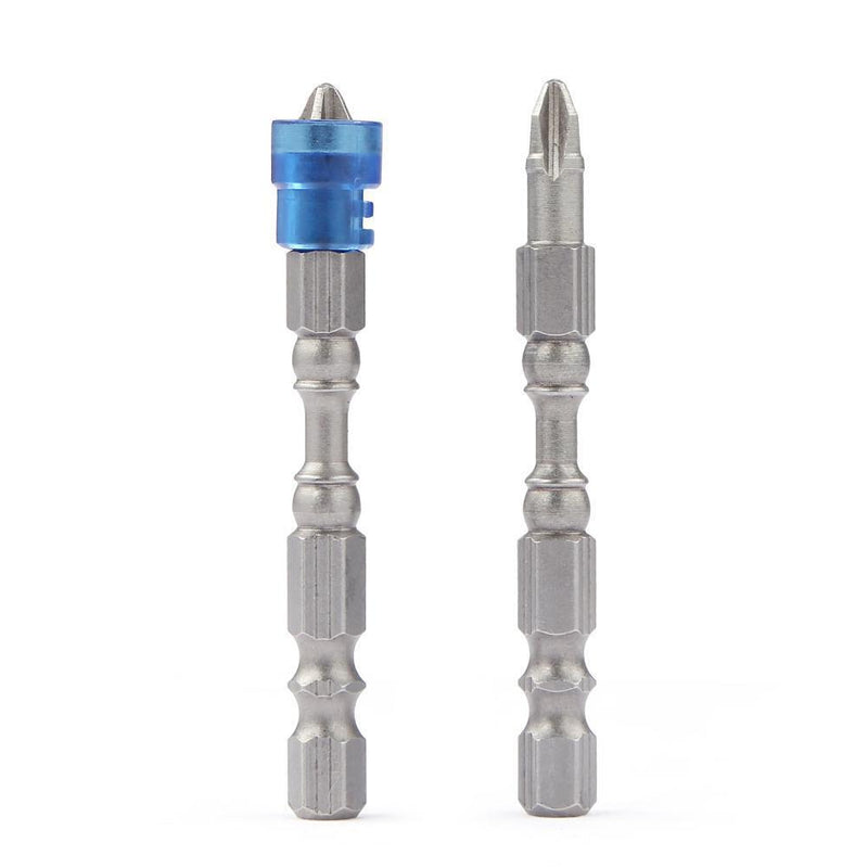 1/4 inch Hex Shank S2 Steel PH2 Magnetic Electric Screwdriver Bits (Blue)