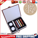 Ancient English Alphabet Letter Metal Seal Wax Stamps Sticks Candles Set (E