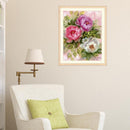 40x30cm 5D Diamond DIY Flowers Painting Cross Stitch Needlework Craft Decor