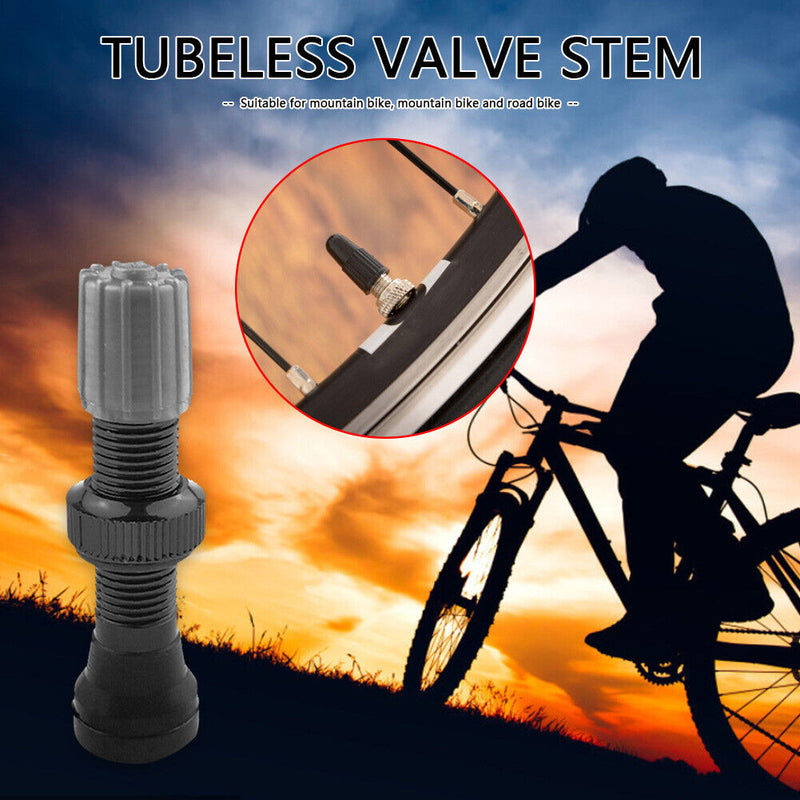 40mm MTB Mountain Road Bike Valve Aluminum American Tubeless Tire Valve Ste