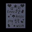 Decorative Walls Painting Embossing Layering Stencils Scrapbooking Template