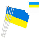 Show Handwaving Flags Ukrainian National Flags Ukraine Flag Garden Flags