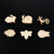 Wooden DIY Hanging Ornaments Easter Wood Chips Easter Decorations Easter eggs