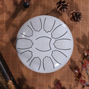 Ethereal Drum 6"" Steel Tongue Drum 11 Tones + 2 Mallets + Storage Bag Set