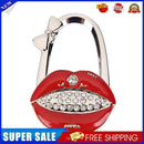 5pcs Zinc Alloy Rhinestone Folding Table Edge Handbag Hook Hanger (S2HH01)