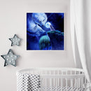 Full Cross Stitch 11CT Cotton DIY Wolf Stamped Needlework Craft Home Decora