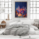 Full Cross Stitch Kits Explore Castle 14CT Counted DIY Cotton Needlework