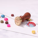 DIY Oval Rose Sealing Wax Stamp Wedding Custom Invitations Metal Head Decor
