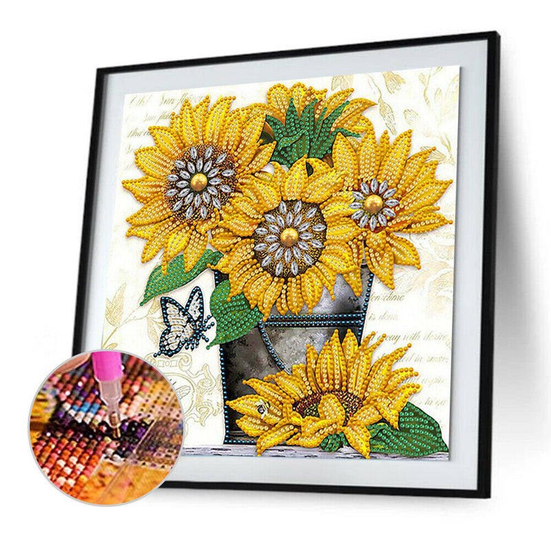 5D DIY Part Special Drill Diamond Painting Kit Flower Plant 8 Colors (Y217)