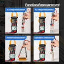 ST184 Digital Clamp Meter Multimeter AC/DC Voltage Current Tester (Yellow)