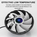 Cooling CPU Cooler Fan 3Pin 1800RPM RGB Silent Radiator for Intel LGA AMD 1151
