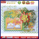Flower Grass Partial Drill Special Shape Rhinestone Drawing Kits for Bedroom
