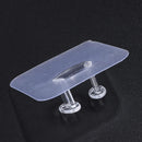 Transparent Wall Power Plug Hook Socket Holder Storage Hanger Wire Bracket