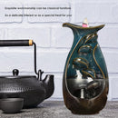 Ceramic Backflow Burner Fragrance Holder Sandalwood Aromatherapy Home Ornaments