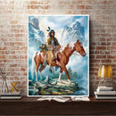 5D DIY Full Drill Diamond Painting Indiana Embroidery Mosaic Kit Home Wall Decor