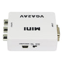 Premium Computer VGA AV TV Composite RCA S-Video Scan Converter 1080p